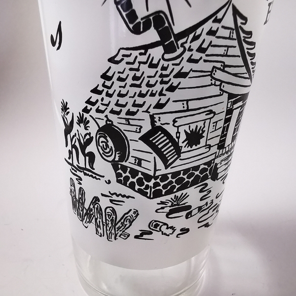 Vintage My Old Kentucky Home Drinking Glass with Sheet Music - Picture 2 of 15